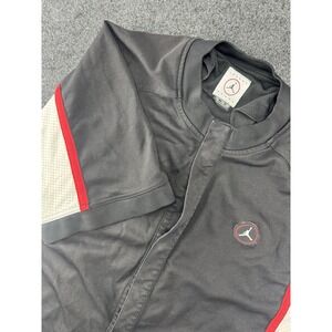 VTG Jordan Brand Shooting Shirt Warm Up Jersey Gray Red Men's XXL